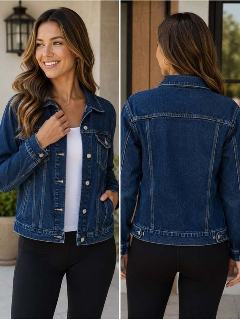 Old Navy Dark Blue Denim Jean Jacket